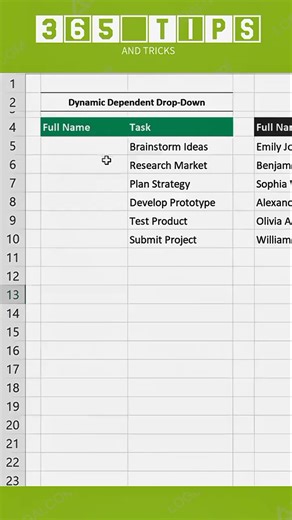 20K views · 194 reactions | Dependent Drop Down List #tipsandtricks #learnexcel #exceltips #exceltricks #excelskills #datamanagement #excelformulas #fbreels #reelsfb | 365 Tips & Tricks | Facebook