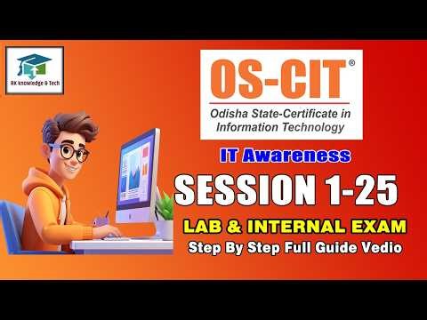 OS-CIT Session 1-25 | OS-CIT Lab Complete Guide | MKCL ERA LIVE | OKCL