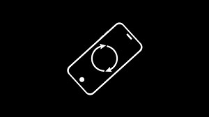 Download Rotate Your Phone Icon Animation Alpha Channel. Transparent Background. 4K Resolution for free