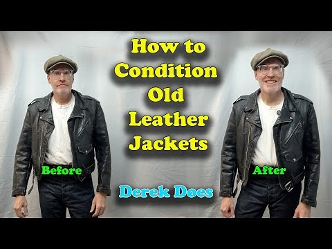 How to Condition Old Leather Jackets.