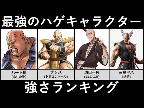 最強のハゲキャラクター強さランキング【アニメ・漫画・ゲーム比較】