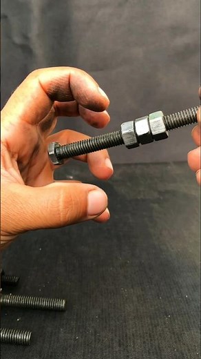 Super Strong Nut Lock Trick#diy #lock 💯