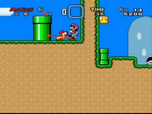 Super Mario World Glitch - Invisible Koopa