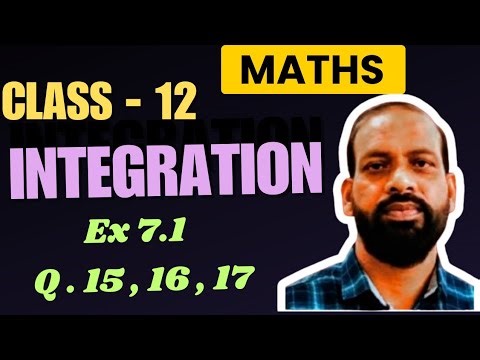 Class 12 maths | Integration | Exercise 7.1 | Maths class 12 chapter Integration .