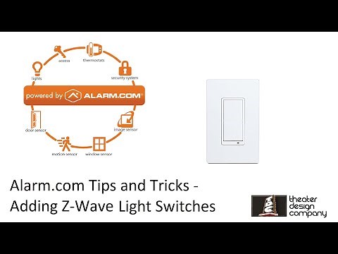 Adding Z-Wave Switches to Alarm.com - Scheduling and Naming devices.