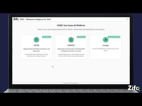 Zifo AI Blueprint -- CDISC AI Innovation Competition (USDM)