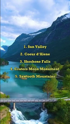 5 Best Places to Visit in Idaho #idaho #idahotravel #idahofalls #idahoindie #usatravel #usastates