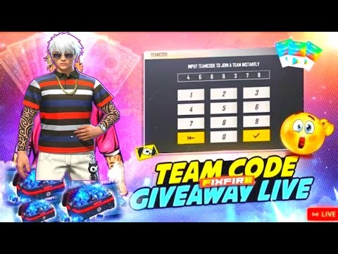 FREE FIRE LIVE 🔴 | DIAMOND GIVEAWAY 💎 | REDEEM CODE 😱 | CUSTOM ROOM + GUILD TEST GAMEPLAY 🎮