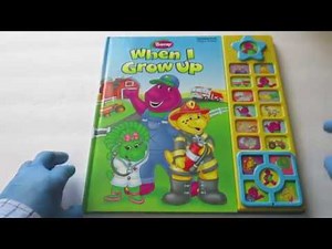 BARNEY "When I Grow Up" INTERACTIVE Play-A-Sound