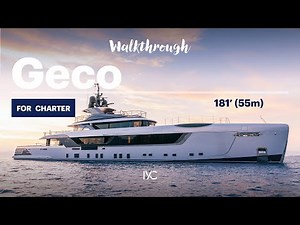 GECO I The striking 181' (55m) Admiral G-Force superyacht I For charter with IYC