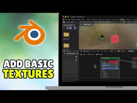 How To Add Color And Basic Textures In Blender (2026)