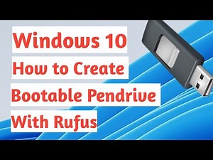 How to Create a Windows 10 Bootable USB Flash Drive Using Rufus Tool | Windows 10 Bootable Pendrive