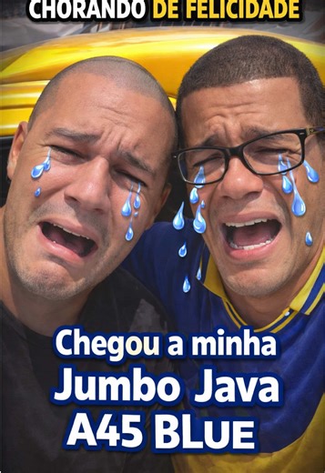 Chegou minha jumbo Java a45 blue 😭😭😭