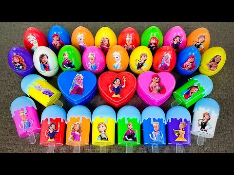 Disney Princess Slime 🌈 Exploring the Magical Frozen Slime World of Elsa & Anna! 🎠 Satisfying ASMR