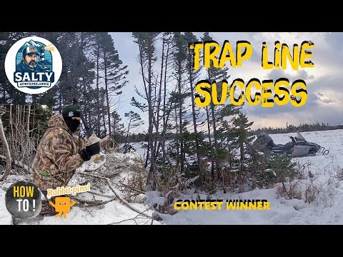 Snare line success | Rabbit Pins and Giveaway Winner.