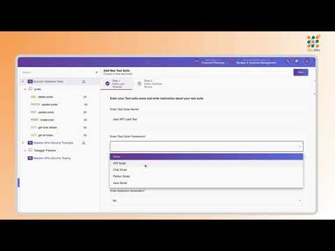 How to create a performance testing test suite