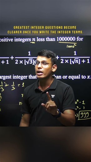 Stop Fearing Greatest Integer Questions! 🤯📐 ft. PJ Sir #shorts