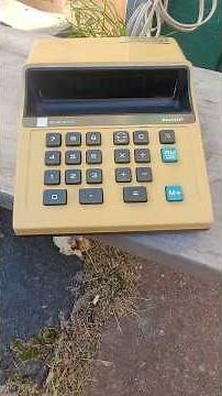 Sharp ELSI-8101 Desktop Calculator from ~1974 - VFD Tube Based Display