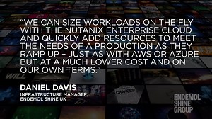 We're all about working smarter, not harder. The IT staff @EndemolShineUK upgraded from legacy infrastructure to #Nutanix Enterprise Cloud software and AHV for increased agility, visibility, and ease-of-use. Read the case study here: https://bit.ly/2PeahtQ #NutanixStories | Nutanix | Facebook