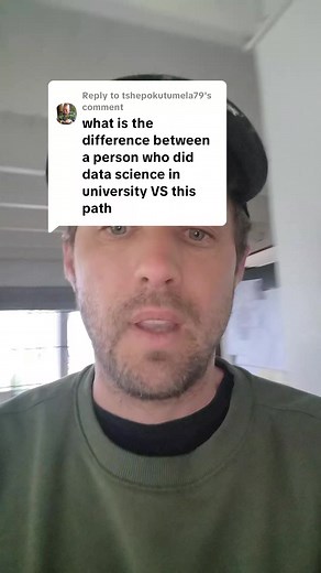 Replying to @tshepokutumela79 The difference between doing data science at a university vs short course in data science? #azure #Microsoft #datascience #schoolofit