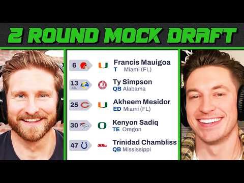 NEW 2026 2-Round Mock Draft (Post-Senior Bowl!)