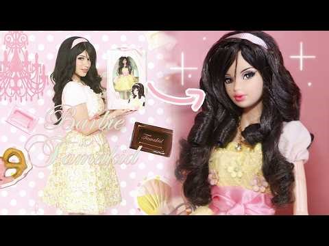 Turning myself into a Barbie doll! (˶ᵔ ᵕ ᵔ˶)