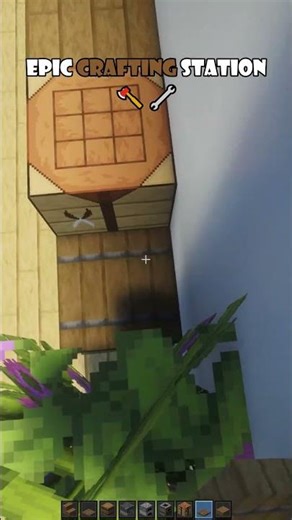 EPIC CRAFTING STATION 🤯 #shorts #minecraft