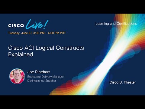 Cisco ACI Logical Constructs Explained