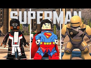 Superman - Every Character Powers and Abilities in LEGO Video Game