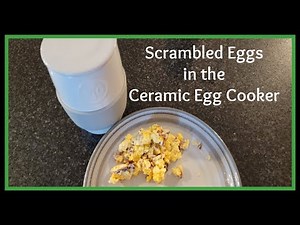 Scrambled Eggs in the Ceramic Egg Cooker