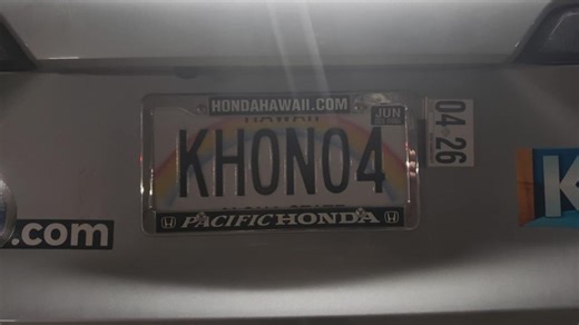 Why Hawaiʻi’s vehicle stickers are black & white