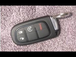 How to replace the battery of the RAM 2500 remote control