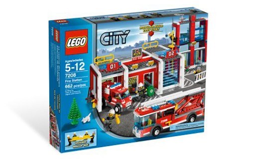 乐高 城市 7208 消防总局 速组评测