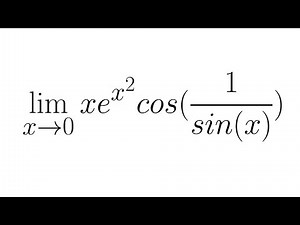 How to Use Squeeze Theorem to Solve a Limit - Calculus 1