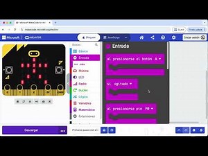 Primeros pasos para programar el microbit con MakeCode