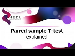Paired sample T-test explained (Excel)