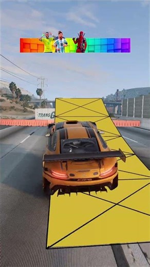 CR7😎 MESSI ❌ DEADPOOL ❌ MBAPPE ❌ NEYMAR #beamngdrive #viralvideo #ronaldo #shorts