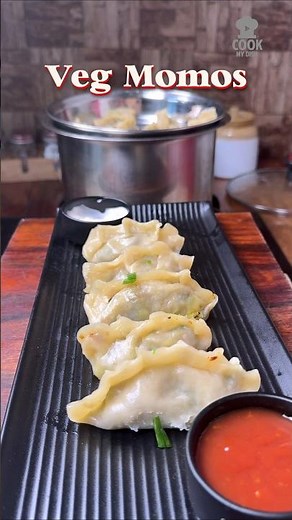 Easy Homemade Veg Momos Recipe 🤤🤍🥟 #viral #cookmydish #indianstreetfood