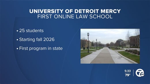 University of Detroit-Mercy launches first-ever online law school in Michigan