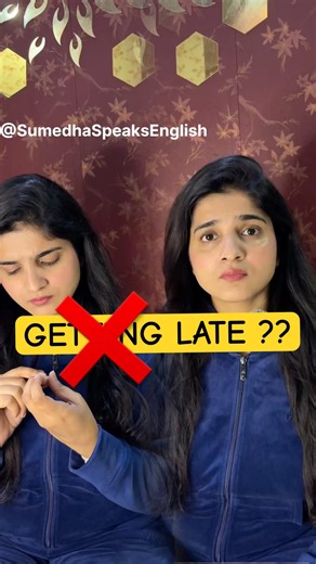 Don’t Say “I Am Getting Late” ❌ | Speak Natural English #shorts