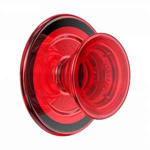 PopSockets MagSafe Phone Grip with Kickstand and Swappable Top - Danger Red Transluscent
