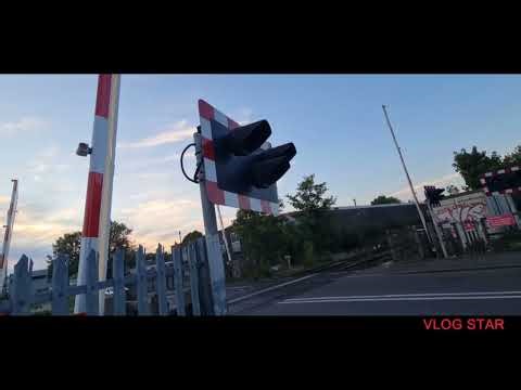 Barrier raise delay and Night mode alarms Langley Green station level crossing 25/08/2025 part 3