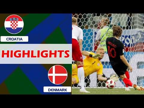 🔴 Croatia vs Denmark | A Tense Script with a Dramatic Ending