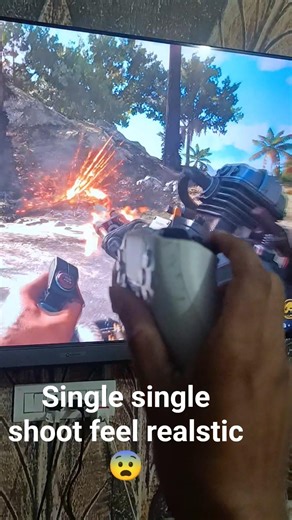DualSense Machine Gun Feels TOO REAL 😱🎮 #ps5 #dualsense #controller