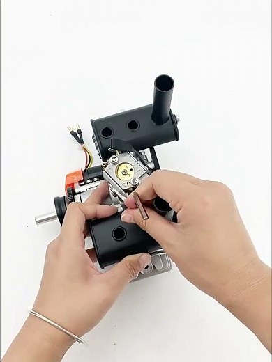 EPHIL X 40cc T PRO Gasoline Engine Electric Start Opposing Twin cylinder Two stroke RC Fixed wing