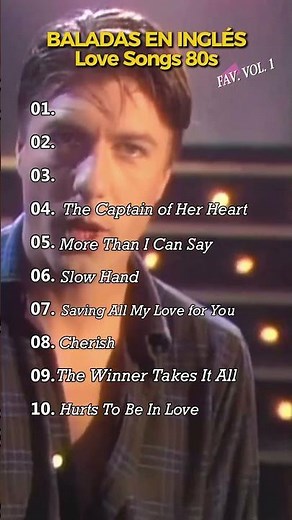 Baladas En Inglés 80s Love Songs #music #pop #80s #baladas #80smusic