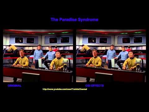 Star Trek - The Paradise Syndrome - visual effects comparison