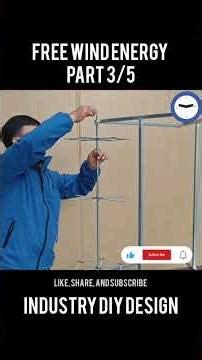 This Simple Wind Turbine Produces Electricity 😳 | DIY Wind Energy Experiment #windenergy #diy