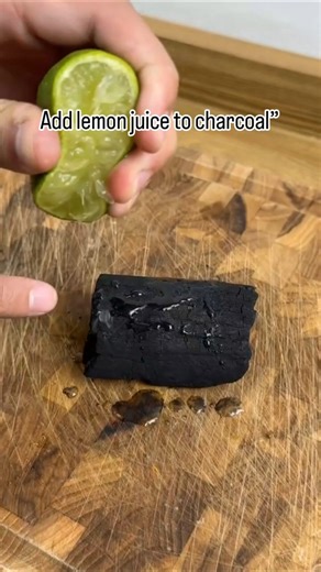 Clean Dirty Metal with Charcoal & Lemon 🍋 | Amazing Hack