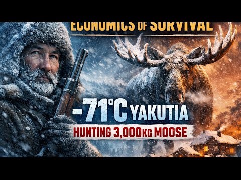 Life at -71°C Explained: Survival Economics Behind Yakutia’s Moose Hunts